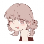 甜美少女心小清新头像动漫简单图片