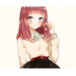 可爱头像卡通呆萌闺蜜分开图片