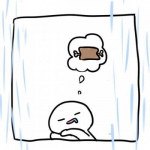 简笔情头小白人一对