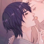 情侣头像嘴对嘴亲亲