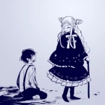 小魔女情侣头像一对