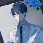 动漫男头帅气冷酷忧郁