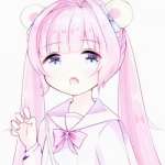 二次元卡哇伊可爱女头图片