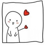 小白人情头一上一下