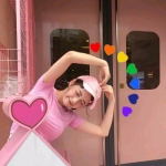 qq头像女粉色系列