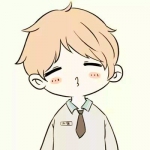 超萌可爱动漫情头一对两张分开图片