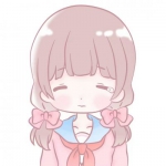 简单二次元卡通萌妹子头像图片