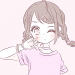 卡通动漫少女心粉色甜美头像图片