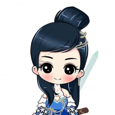 卡通女头萌萌哒