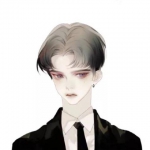 动漫情头图片一男一女分开好看图片