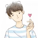 简单清新情头一对两张分开动漫图片