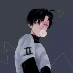 情头头像图片一人一半动漫