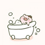 微信情头简单可爱卡通一对两张图片