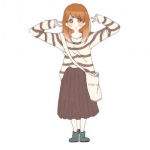 高级情头一男一女手绘动漫图片