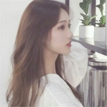 侧脸女头像很美