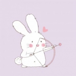 好看高清的可爱呆萌情头卡通头像一对