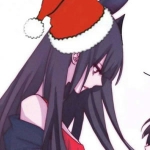 动漫版的情头加圣诞帽图片