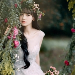 唯美的清新仙气范儿女头图片