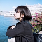 清新的头像女生简单气质侧面图片