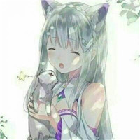 二次元猫耳少女头像