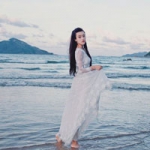 清新穿裙子的仙气女头