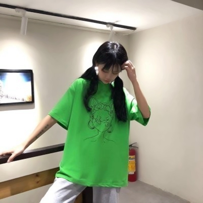 2019最火女头绿色