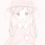 动漫软妹头像粉色好看高清的图片