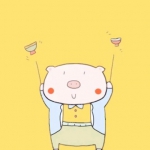 微信高清超萌的可爱呆萌猪卡通头像图片