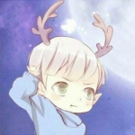 呆萌动漫情头一人一半高清可爱