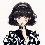 动漫超酷超拽的女头图片