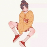 漂亮的二次元女孩头像图片