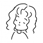 简单的可爱女生卡通手绘头像图片