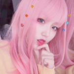 超酷的不同颜色头发女头图片