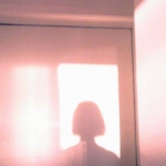 唯美的女生影子头像图片