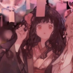 唯美超好看的二次元闺蜜头像古风图片