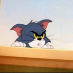 可爱经典的猫和老鼠情头一对两张