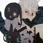 甜炸了的动漫超甜情头一对两张