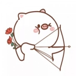 可爱一对两张的超萌高清情头图片