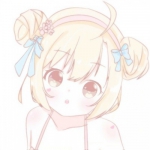 卡通宝藏女孩超甜清新又可爱头像