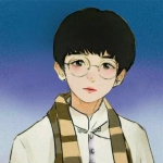 情头卡通漫画一对一男一女的高清图片