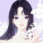 动漫唯美高清清新的二次元女头清纯图片