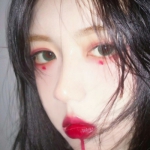 丧系真人高清很酷的女生头像图片