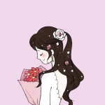 简单小清新高清动漫的女头图片