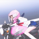 帅气的机车动漫少女头像图片