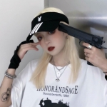 抖音好看高清的超酷超丧超拽女头像图片