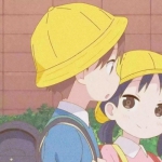 可爱高清一对两张动漫情头图片