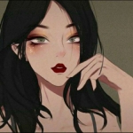 高冷好看高清的霸气孤独女头像动漫图片