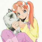 复古高清气质的动漫女头图片