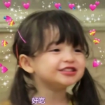 搞怪的萌娃女头可爱高清图片