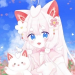 粉嫩型萌炸少女心动漫高清头像图片